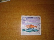 Znaczek pocztowy ryby Antarktyczne 1987 Polska na Antarktydzie