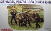 DRAGON 1/35- Survivors,Panzer Crew (Kursk 1943)