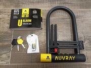 AUVRAY U-lock z alarmem - bolec 14mm - zabezpieczenie do roweru / motocykla