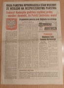 Trybuna Ludu i Trybuna Robotnicza (Ogłoszenie stanu wojennego)  i dodatki.