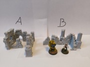 Ruinki ściany 1(Lost city)  Diorama Makieta D&D 
