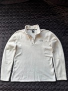 The North Face bluza polarowa 1/4 half zip | biała | stan idealny | ciepła