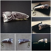 Śmierć. Brelok z poroża.