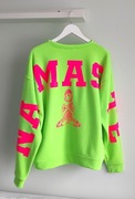Włoska bluza Namaste zielona neon r U