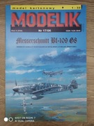 Model kartonowy samolotu Messerschmitt Bf-109 G8
