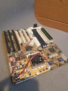 Retro komputer / płyta główna HOT-569, procesor, RAM / Zestaw Nr2. / odzysk