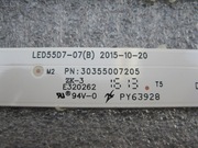 Listwy Led 55D7-07(B) Oryginalne KRUGER&MATZ 55" 8szt