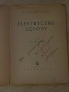 Gałczyński K.I. „Elektryczne schody” 1950 – AUTOGRAF + DEDYKACJA