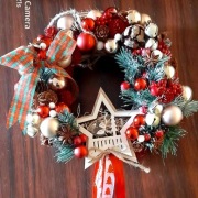 Wianek na drzwi bożenarodzenie 