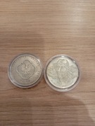 2 Srebrne monety 