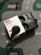 Przedłużacz Listwa zasilająca czarna Hykker 1,5 m 4 gniazdka + USB