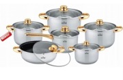 12- CZĘŚCIOWY ZESTAW GARNKÓW ZILNER TITAN 1130 ZŁ