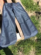 spodnie jeans z lampasem rozm 140 -158 cm