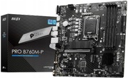 Nowa Płyta MSI PRO B760M-P B760 DDR5 SATA3 M.2 USB3.0 PCIe4.0 s.1700 mATX