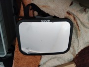 Lusterko samochodowe Onco Baby do obserwacji dziecka w aucie czarne 