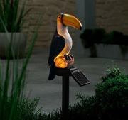 Lampki solarne LED lampka  w kształcie ptaków TUKAN, nowe