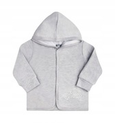 Bluza dresowa niemowlęca SZARA dziecięca NINI 80  autko