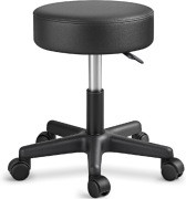 Hoker taboret roboczy TRESKO ABH-001 czarny 10 cm siedzisko NOWY