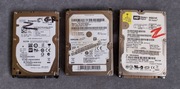  3 Dyski twarde 2,5  uszkodzone