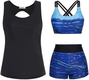 Strój kąpielowy 3-częściowy nowy rozmiar XL 42 