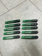 10 szt. Nóż, Nożyk  Stalco  ostrze łamane 18mm 