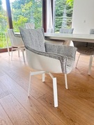 Nowoczesne krzesło fotel do jadalni szalonu designerskie obrotowe