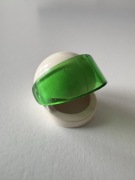 Kask LEGO biały + zielona szybka (2446 / 2447) Space Police / City