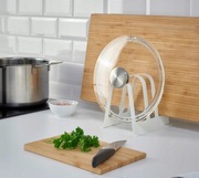 IKEA AVSTEG Stojak na deski i pokrywki przegroda, biały, 14 cm