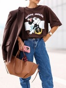 T-shirt damski Basic oversize PRINT NADRUK  Polska marka 