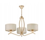 KASZMIR klasyczny żyrandol 3-ramienny ręcznie patynowany