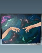 Obraz KONKRET NA TLE NIESKOŃCZONOŚCI