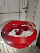 Lampa wisząca - czerwona 