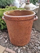 Garnek ceramiczny,np. do ogrodu-krzywy-wys. 36 cm