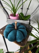 Welurowe dynię handmade kolor zielony 