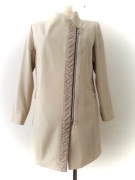 NOWY DAMSKI PLASZCZ FIRMY JEAN BOISON ROZMIAR 40 BEZOWY