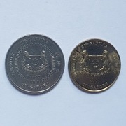 Monety, Singapur 10 i 5 centów