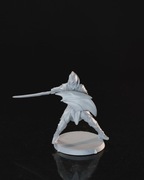 Elf Wojownik 1 - Figurka - 32mm 14K zgodna z DnD RPG