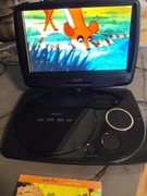 LCD 9" Odtwarzacz DVD z tunerem TV i porty USB, MMC, SD 