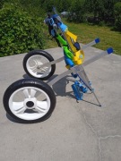 Wózek inwalidzki rehabilitacyjny dla psa na tylne łapy M 15-30kg REGULOWANY