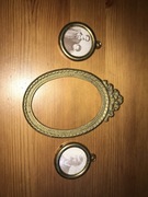 Ramka mosiądz 3 sztuki