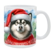 KUBEK Z PSEM Alaskan malamute  - IDEALNY PREZENT, PERSONALIZACJA,24H WYS
