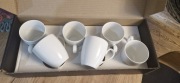 Zestaw kubki porcelanowe ćmielów prestige 