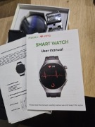 2 PASKI PREMIUM MODEL 2024 SMARTWATCH CIŚNIENIOMIERZ EKG GLUKOZA HRV CZARNY