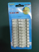 Organizer separator do kabli, 20 szt. po 3x1 cm
