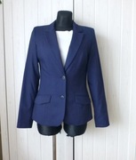 Klasyczny granatowy biznesowy żakiet marynarka S
