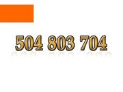 504 803 704 ZŁOTY NUMER STARTER ORANGE ŁATWY NA KARTĘ PREPAID GSM