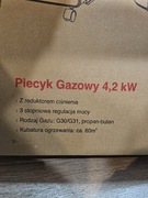 Piecyk gazowy 4.2 kw z reduktorem 
