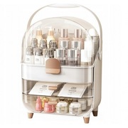 Organizer szkatułka na kosmetyki, biżuterię, biały 38 x 27 x 18 cm