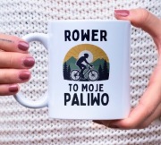 Kubek rowerowy z nadrukiem  – prezent dla rowerzysty, 330ml