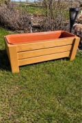 Donica kwietnik drewniany na wkład 60cm